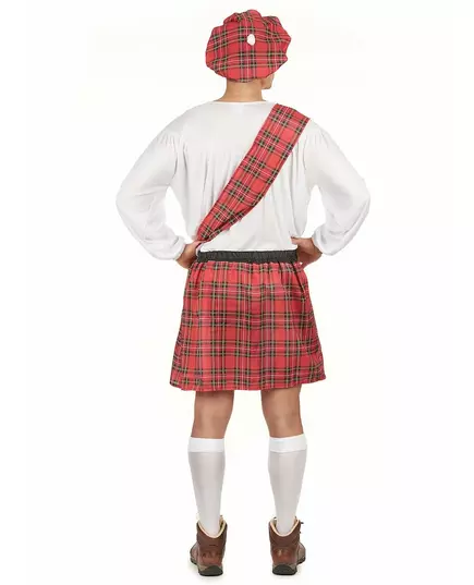 Déguisement écossais rouge et blanc homme, Taille: Large, image 3