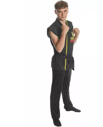 Zwart karate studentenkostuum voor volwassenen, Maat: X-Large, image 2