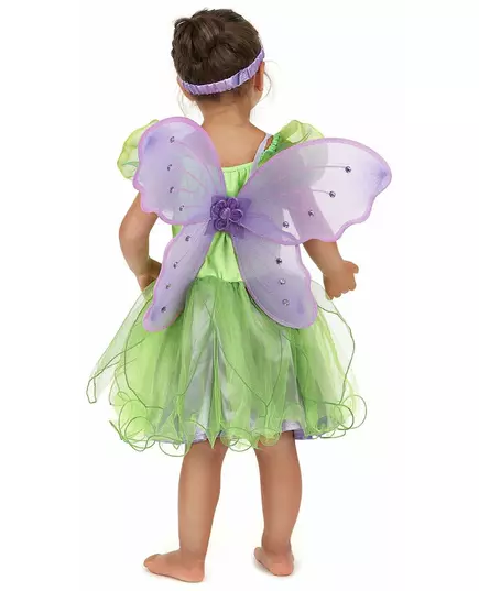 Groene met paarse fee outfit voor meisjes, Maat: 5–6 jaar (M), image 3