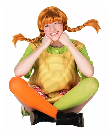 Pippi Langkous™ kostuum voor vrouwen, Maat: X-Large, image 3