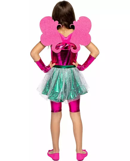 Déguisement Flora Winx™ fille, Taille: 5–6 ans (M), image 2