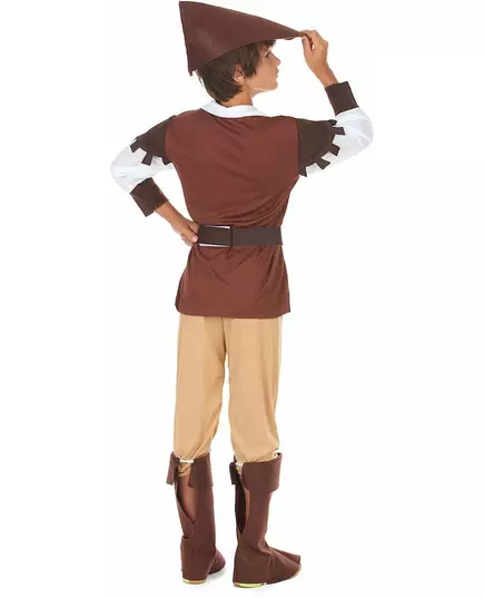 Déguisement garçon des bois marron et beige, Taille: 7–9 ans (120–130 cm), image 3
