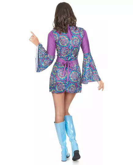 Hippie Flower Power outfit voor dames, Maat: Medium, image 3