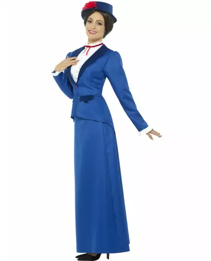 Déguisement nounou victorienne femme, Taille: L, image 3