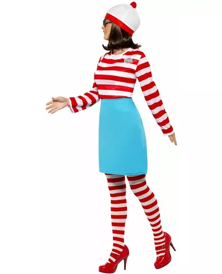 Waar is Wally?™ kostuum voor dames, Maat: X-Small, image 3