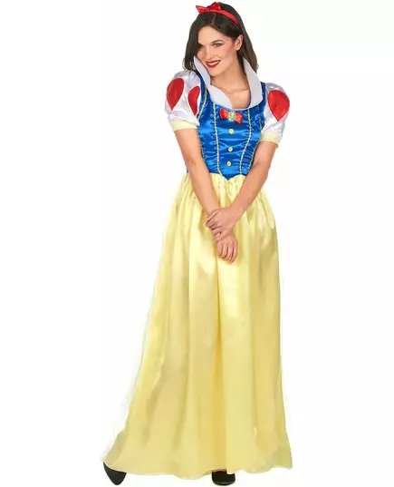 Déguisement princesse des neiges femme, Taille: Medium, image 3