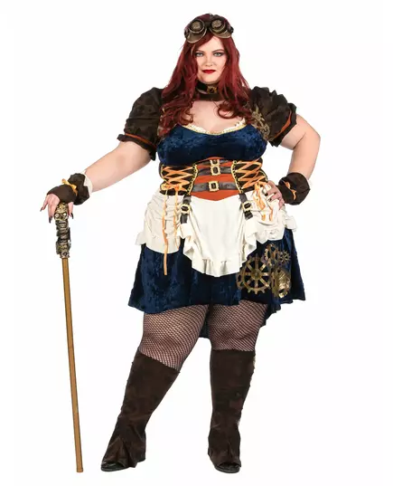Steampunk kostuum voor dames, Maat: Medium (40/42), image 3