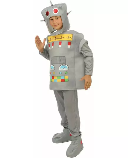 Déguisement Robot enfant, Taille: 5–6 ans (110/120 cm), image 2