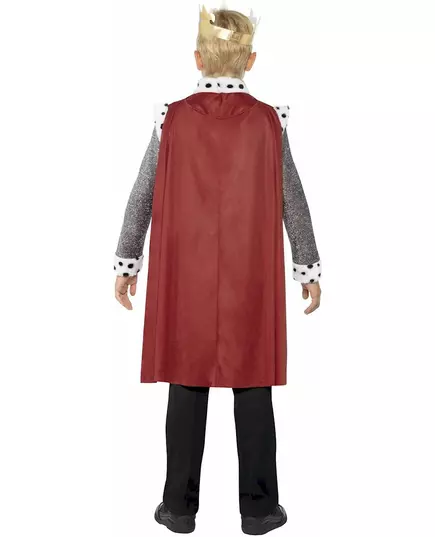 Middeleeuwse edele koning kostuum voor jongens, Maat: 10–12 jaar (145/158 cm), image 3