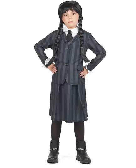 Gotisch schooluniform kostuum voor kinderen, Maat: 7–9 jaar (120–130 cm), image 2