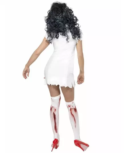 Déguisement zombie infirmière femme Halloween, Taille: X-Small, image 3