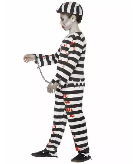Gevangene zombie Halloween kostuum voor jongens, Maat: 13–15 jaar, image 3