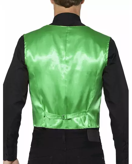 Gilet vert à sequins adulte, Taille: X-Large, image 3