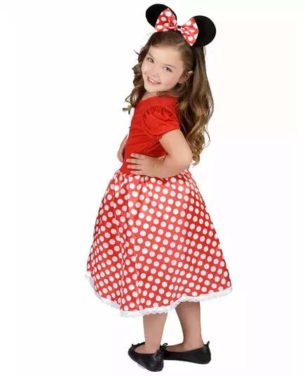 Déguisement souris à pois blancs fille, Taille: 5–6 ans (S), image 3