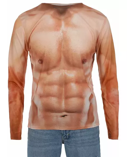 T-shirt muscles adulte, Taille: Large, image 3