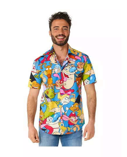 Chemise dessin animés 90's Nickelodeon™ adulte Opposuits™, Taille: Medium (EU 48–50), image 3
