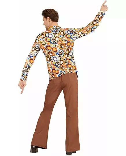 Chemise groovy bubbles années 70 homme, Taille: Large/X-Large, image 3