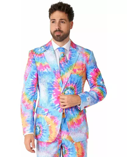 Costume Mr. Tie-Dye adulte Opposuits™, Taille: XX-Large (EU 60–62), image 3