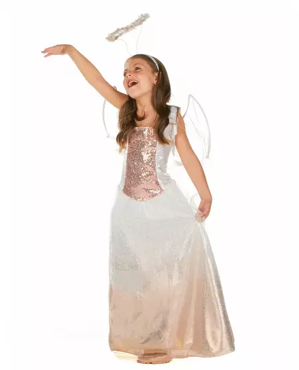 Déguisement ange rose gold fille, Taille: 3–4 ans (92–104 cm), image 3