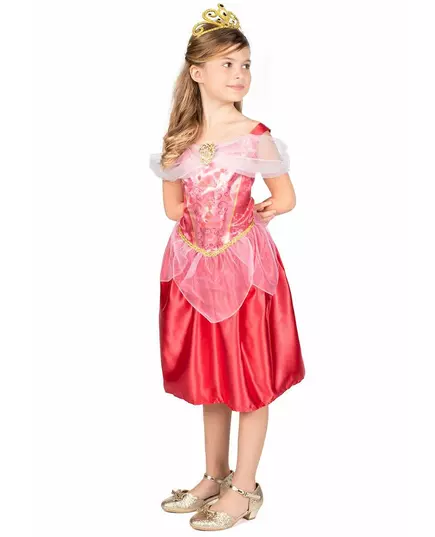 Aurora Doornroosje™ klassieke meisjesvermomming, Maat: 3–4 jaar (97–109 cm), image 3