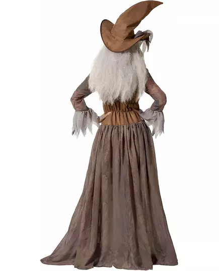 Déguisement avec chapeau sorcière marron femme, Taille: X-Large, image 3