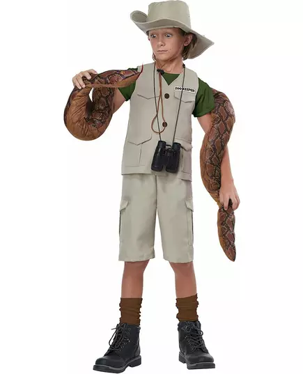 Déguisement aventurier luxe enfant, Taille: 8–10 ans (140 cm), image 3