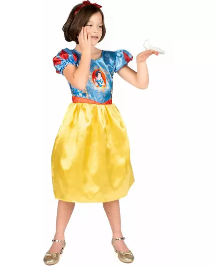 Déguisement Blanche Neige™ basique fille, Taille: 5–6 ans (109–126 cm), image 3