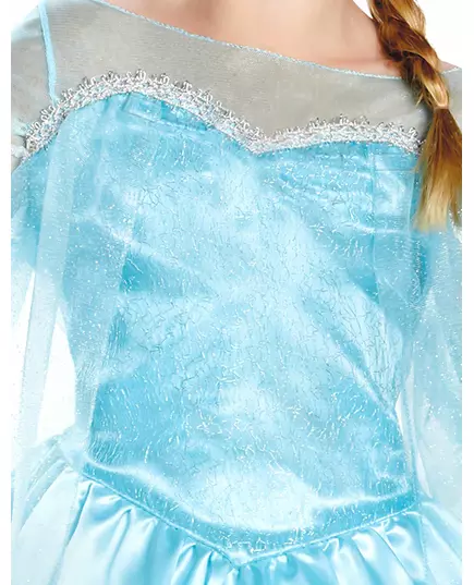 Déguisement classique Elsa la reine des neiges™ fille, Taille: 5–6 ans (109–126 cm), image 3