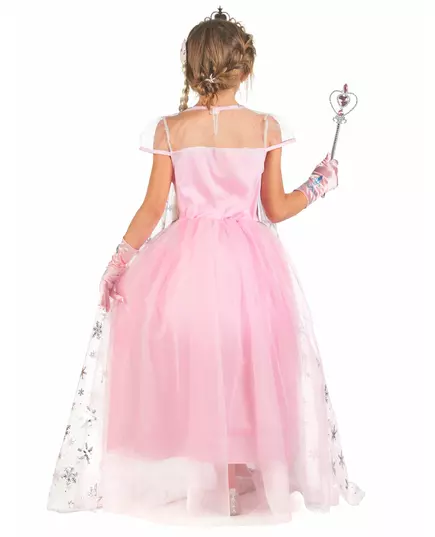 Roze prinsessen- -vermomming en accessoires voor meisjes, Maat: 6–8 jaar, image 3