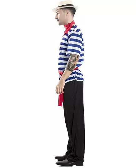Déguisement gondolier adulte, Taille: Small (38), image 3