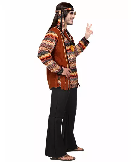 Back to the 60s hippie kostuum voor mannen, Maat: X-Large, image 3