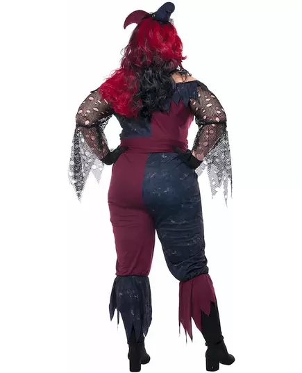 Déguisement joker psychopathe luxe femme, Taille: X-Large (44/46), image 3