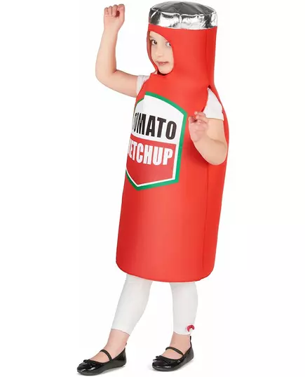 Déguisement ketchup enfant, Taille: 7–9 ans (M), image 3