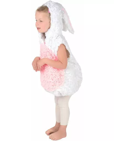 Déguisement lapin blanc et rose sans manches enfant, Taille: 3–4 ans (98–104cm), image 3