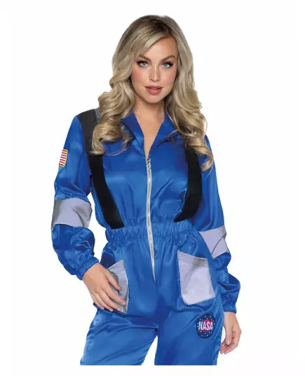 Luxe vermomming astronautenpak dames, Maat: Small/Medium (38–40), image 3