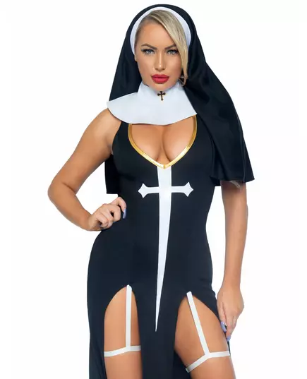 Sexy nonnenkostuum, Maat: Small, image 3