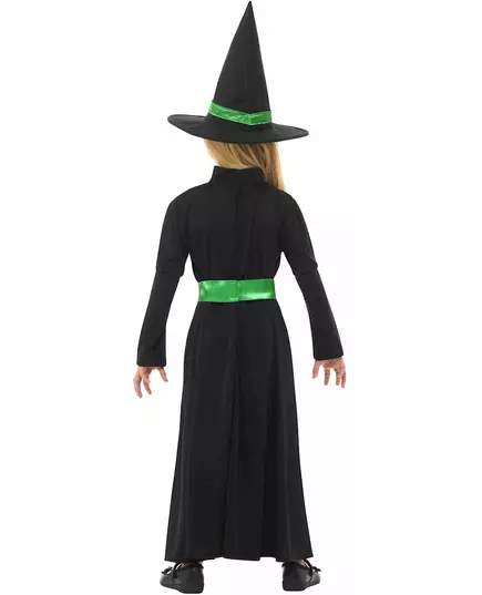 Kleine groene heks outfit voor meisjes, Maat: 7–9 jaar (130/143 cm), image 3