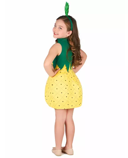 Déguisement robe ananas fille, Taille: 7–9 ans (M), image 3