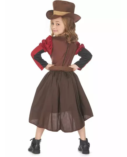 Déguisement steampunk luxe fille, Taille: 4–6 ans (110–120 cm), image 3