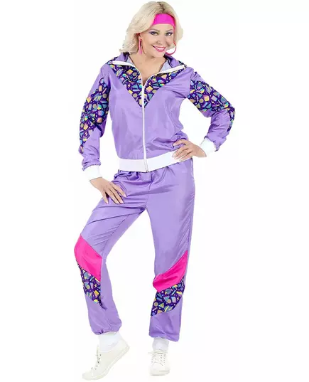 Déguisement survêtement années 80 femme, Taille: X-Large, image 3
