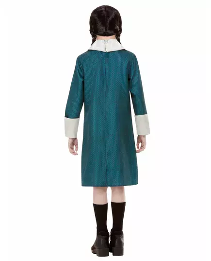 Wednesday Addams Family™ kostuum voor meisjes, Maat: 4–6 jaar (115/128 cm), image 3
