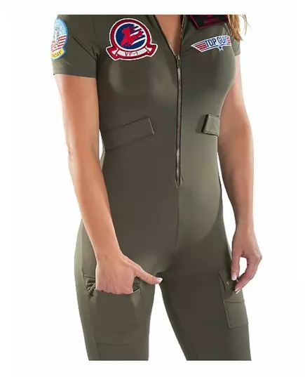 Déguisement combinaison Top Gun™ adulte, Taille: Medium, image 3