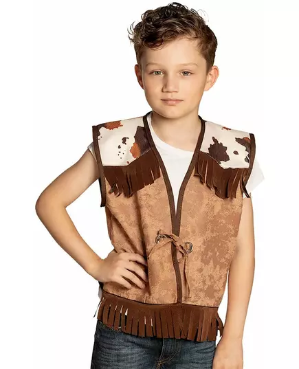 Veste western marron clair enfant, Taille: 7–9 ans (122–134 cm), image 3