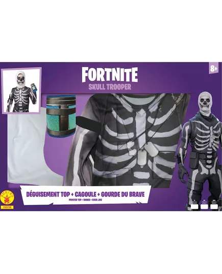 Klassieke tiener Fortnite™ Skull Trooper-doos, Maat: 11–13 jaar (142–164 cm), image 4