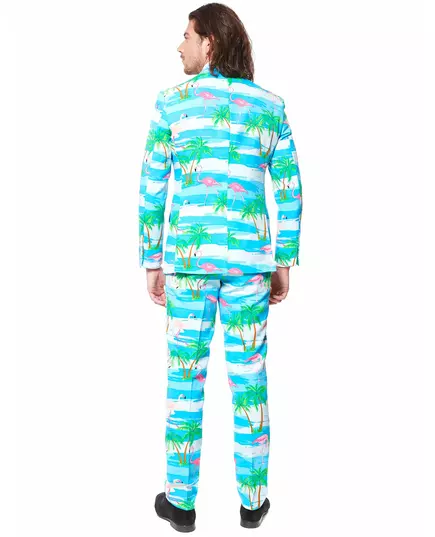 Costume Mr. Flamingo homme Opposuits™, Taille: Large (EU 54), image 4