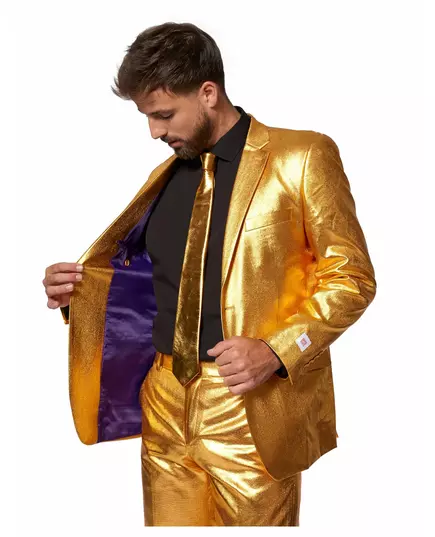 Costume Mr. Groovy Gold homme Opposuits™, Taille: Medium (EU 48–50), image 4