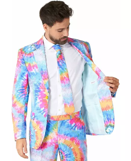 Costume Mr. Tie-Dye adulte Opposuits™, Taille: Large (EU 52–54), image 4