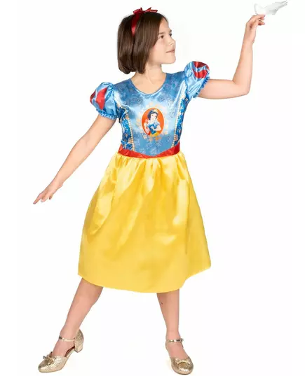 Déguisement Blanche Neige™ basique fille, Taille: 5–6 ans (109–126 cm), image 4