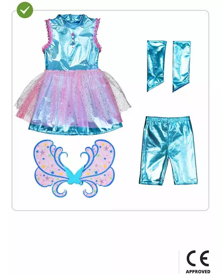 Bloom Kostuum Winx Meisjes, Maat: 5–6 jaar (M), image 3