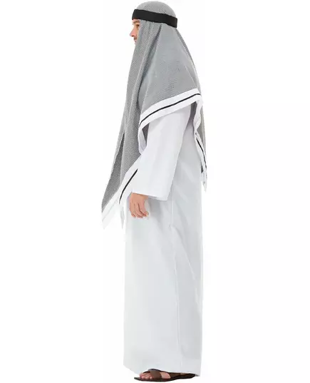 Déguisement cheikh blanc luxe adulte, Taille: Medium, image 4